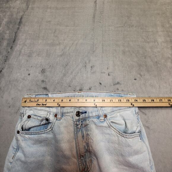 American Eagle Jeans Womens 6 Long Light Wash Highest Rise Baggy Straight - Picture 12 of 15